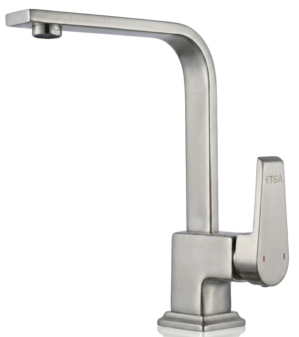 QUATTRO KUĞU LAVABO BATARYASI İNOX